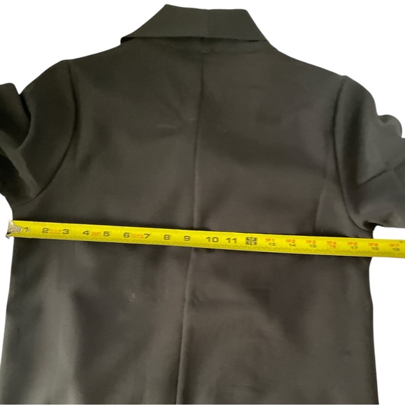 COMPANIA FANTASTICA Women’s Mini Smock Dress With Neck Tie - Black, size small - Picture 9 of 10